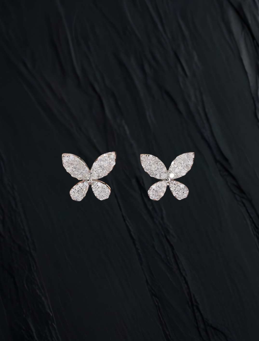 Infinite Glow Butterfly Diamond Earrings