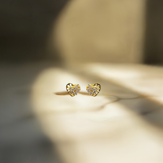 Cupid Heart Stud