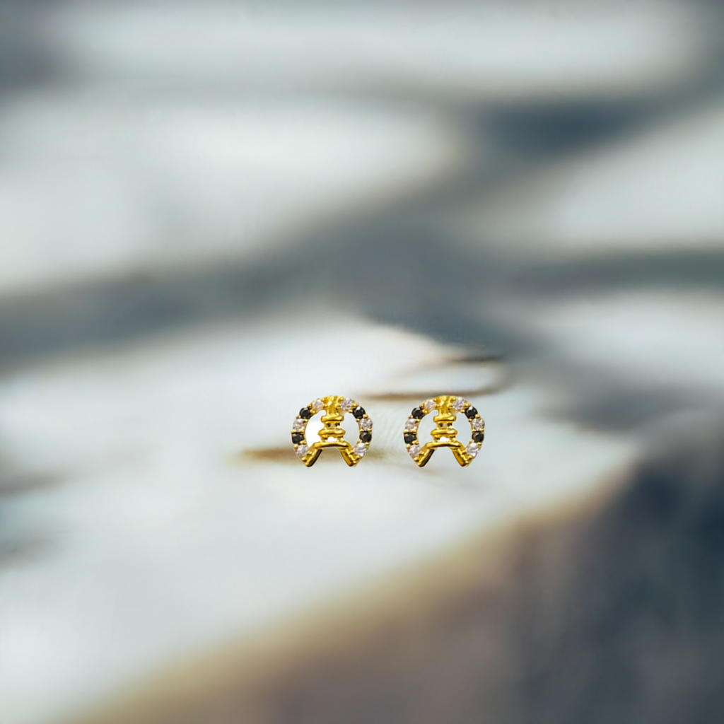 Antique Temple Studs