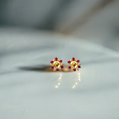 Star Flower Stud