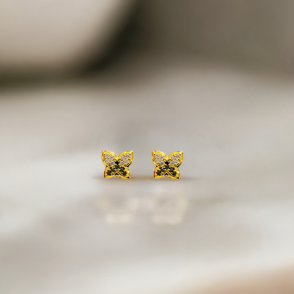 Crystal Butterfly Stud