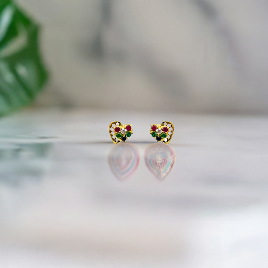 Cupid Heart Stud